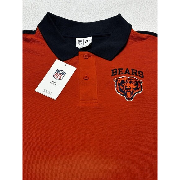 Nike Other - Chicago Bears Nike Polo Golf Shirt Mens Size Large NFL Football NWT New Chitown